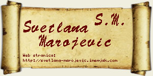 Svetlana Marojević vizit kartica